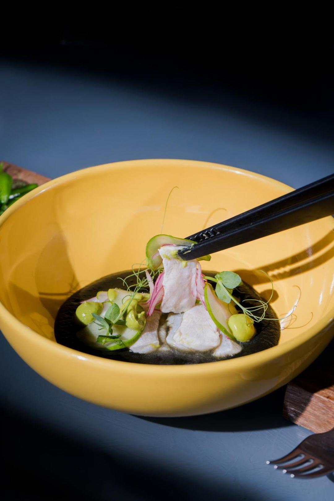 בקאלאר Hotel Makaaba Eco-Boutique מראה חיצוני תמונה A bowl of ceviche