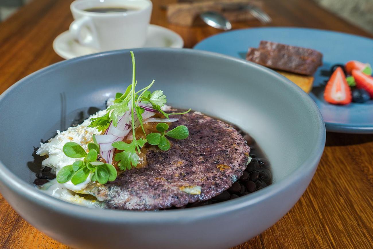 בקאלאר Hotel Makaaba Eco-Boutique מראה חיצוני תמונה Blue corn atole
